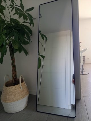 Espejo de Cuerpo Entero con Soporte, 160 × 50 cm,