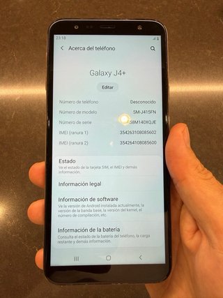Pack Samsung Galaxy S9 y J4+ NEGOCIABLES