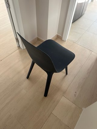 3 Sillas IKEA ODGER azul