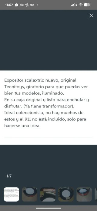 Expositor Scalextric original