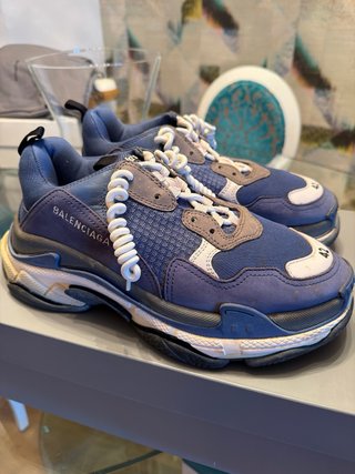 Zapatillas Balenciaga Triple S Azul Talla 42