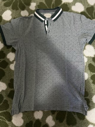 Polo Sfera Gris Estampado Talla M