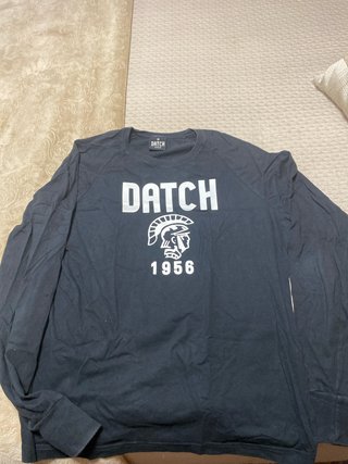 Camiseta Datch Negra Manga Larga Talla L