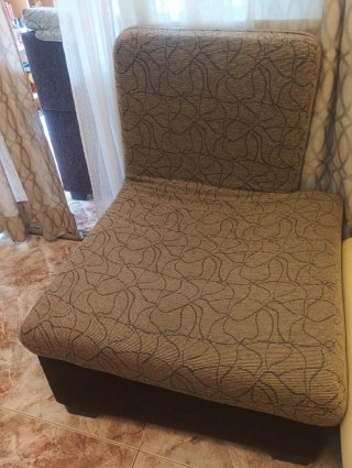 Sofá Chaise Longue de Tela