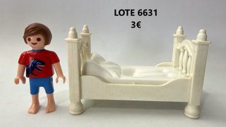 Lote 6627 6628 6629 6630 6631 Playmobil camas