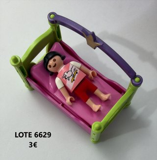 Lote 6627 6628 6629 6630 6631 Playmobil camas