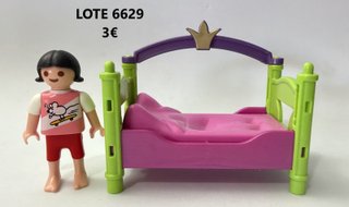 Lote 6627 6628 6629 6630 6631 Playmobil camas