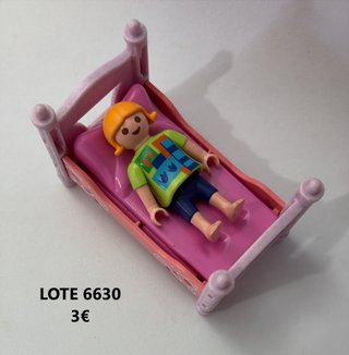 Lote 6627 6628 6629 6630 6631 Playmobil camas