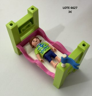 Lote 6627 6628 6629 6630 6631 Playmobil camas