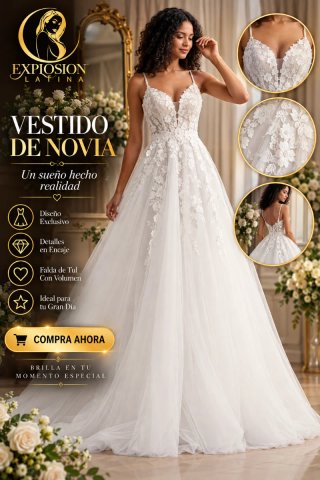 Vestido de Quinceañera Explosión Latina