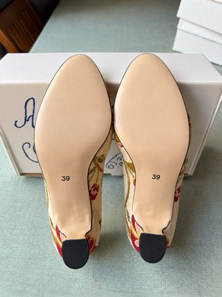 Zapatos de fallera Creaciones Aurora T.38.5