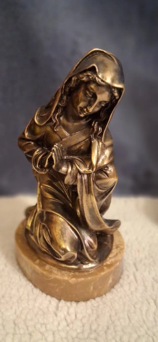 Belén de 5 Figuras de Bronce