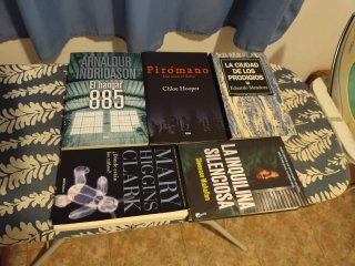 Lote 5 libros thriller