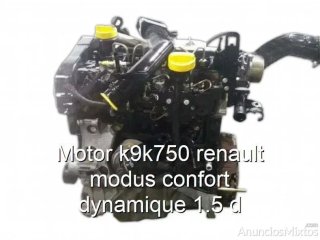 Motor k9k750 renault modus confort dynamique 1.5 d