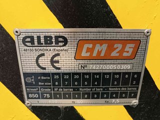 CARRO MEDICION y CORTE ALBA CM 25 FIJO