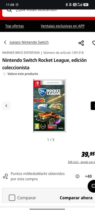 Rocket League Edición Coleccionista Nintendo Switc