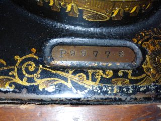 Máquina de coser antigua Singer