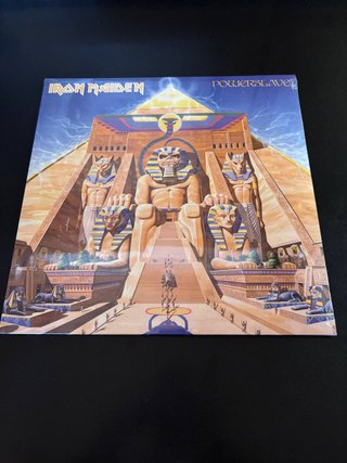 Iron Maiden Powerslave vinilo LP heavy metal 12"