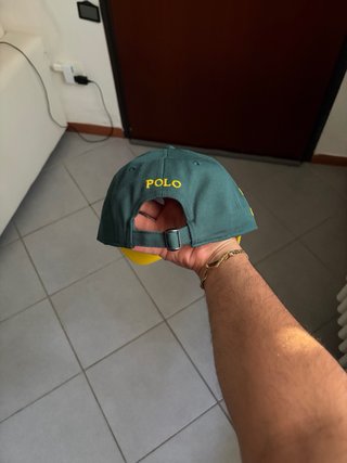 Cappellino Polo Ralph Lauren Verde e Giallo