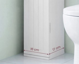 Costway Armario de baño estrecho con 3 estantes