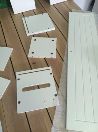 Costway Armario de baño estrecho con 3 estantes