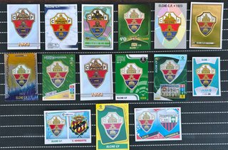 Lote de 15 Cromos Escudos Elche C.F.