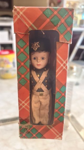 Muñeco Vintage F.J.M. Scottish Boy Piper