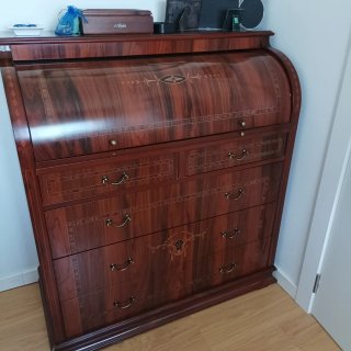 Mueble Escritorio Persiana de Madera