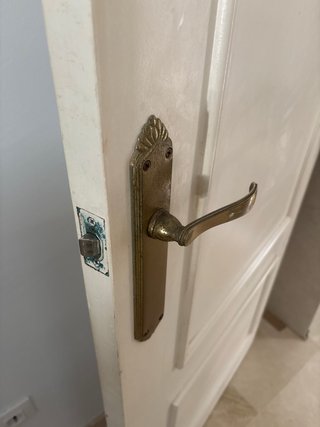 3 Hojas de puerta de 72 cm en color crudo