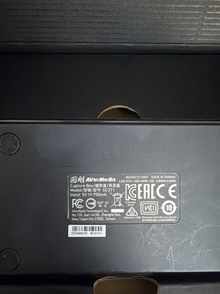 Capturadora Avermedia Negra/Gris