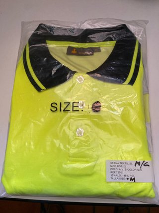 Polo SEANA TEXTIL BICOLOR M/C Talla M