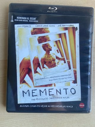 Memento Blu-ray + DVD extras
