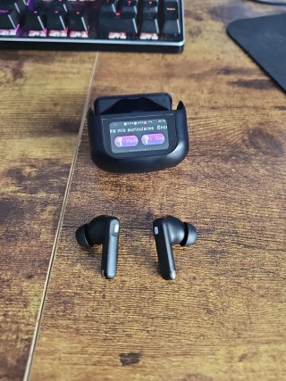 Auriculares Bluetooth Negros con pantalla