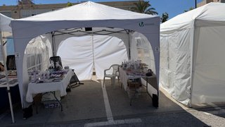 Carpa Plegable Gazebo Vounot Blanca