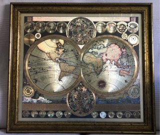 Cuadro Mapa del Mundo Antiguo