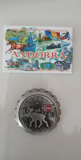 Lotto 2 calamite Andorra e Norvegia