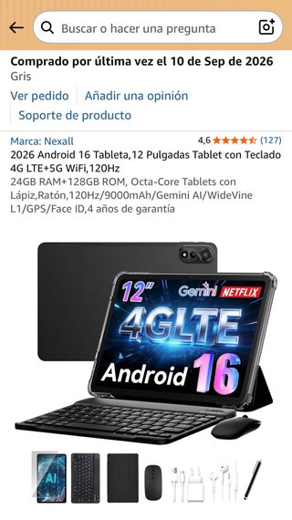 Tablet 12 N90 Nueva en Caja