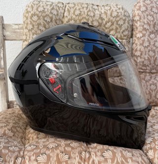 Casco AGV K-5 S Negro Brillo - Talla ML