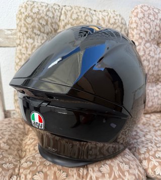 Casco AGV K-5 S Negro Brillo - Talla ML