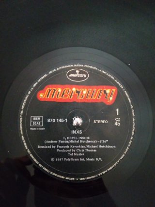 Vinilo INXS - Devil Inside- Remix Versión