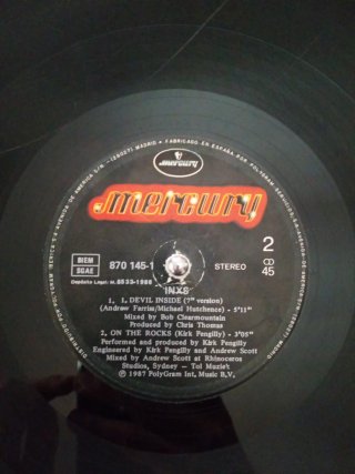 Vinilo INXS - Devil Inside- Remix Versión