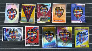Lote de 10 Cromos del Levante U.D.