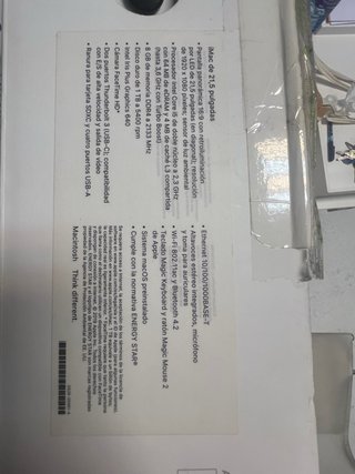 iMac 21.5 2017 i5 8GB + Teclado/Ratón