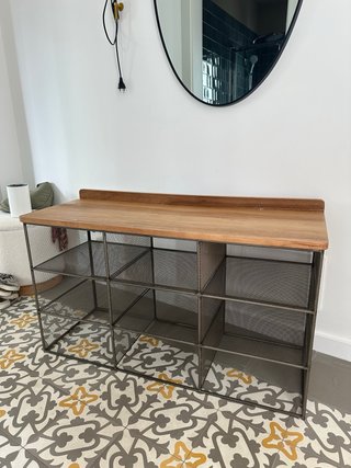 Banco Zapatero Zara Home Madera y Metal
