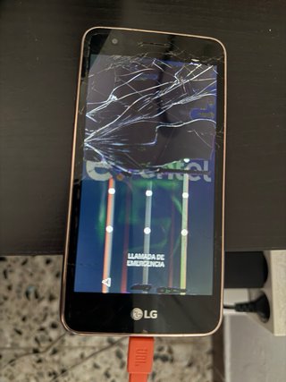 Móvil LG Marrón