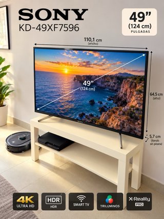 TV Sony 49” 4K Smart TV
