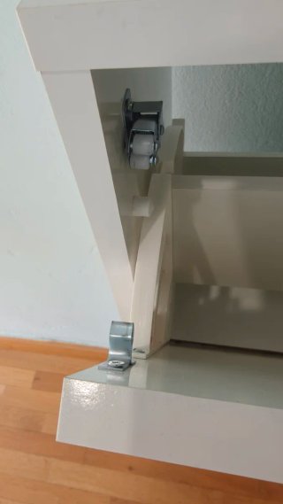 Armario zapatero 3 puertas blanco