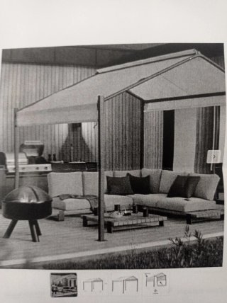 Carpa de Exterior con Estructura de Acero.