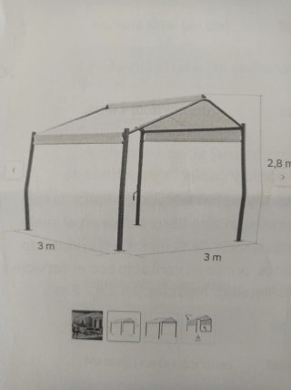 Carpa de Exterior con Estructura de Acero.