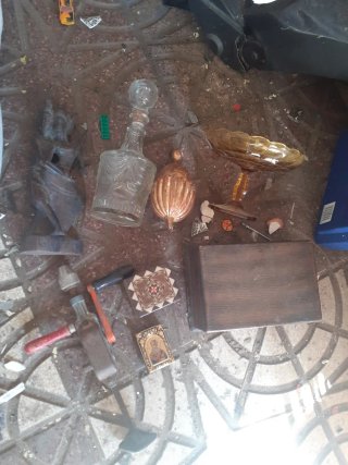 Lote de Objetos Decorativos Antiguos